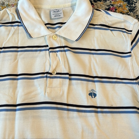 Brooks Brothers Striped Performance Polo - Picture 2 of 5
